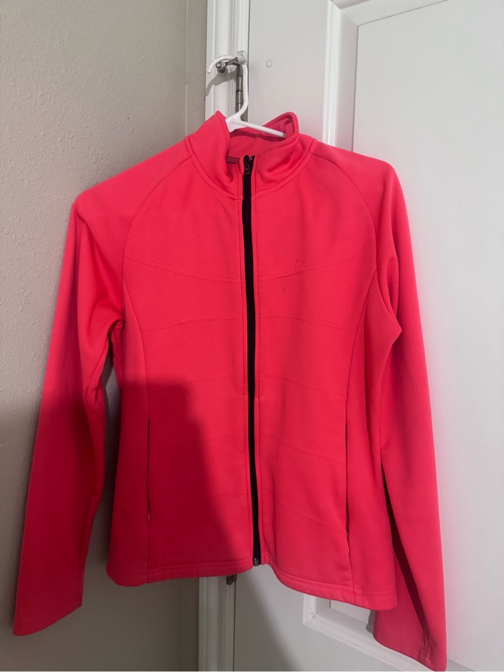 bcg Women's Coral Pink Full-Zip Utility Jacket